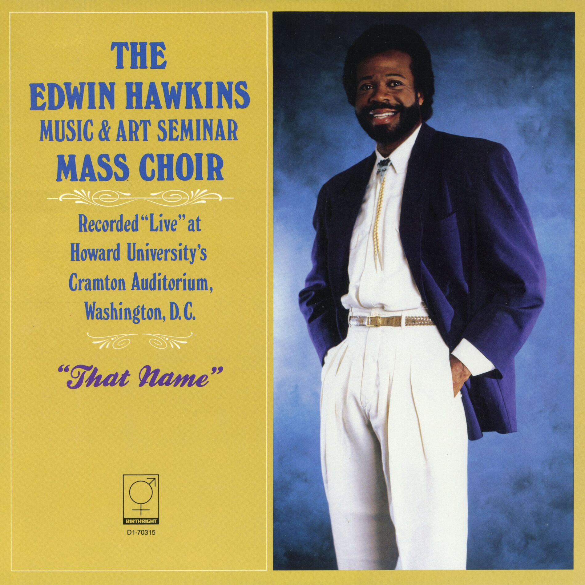 Edwin Hawkins: Music And Arts Seminar Chicago Mass Choir: CD Edwin Hawkins: Music And Arts Seminar Chicago Mass Choir: CD