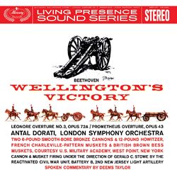 Cover of Beethoven: Wellington's Victory; The Creatures of Prometheus - Overture; Leonore Overture No. 3