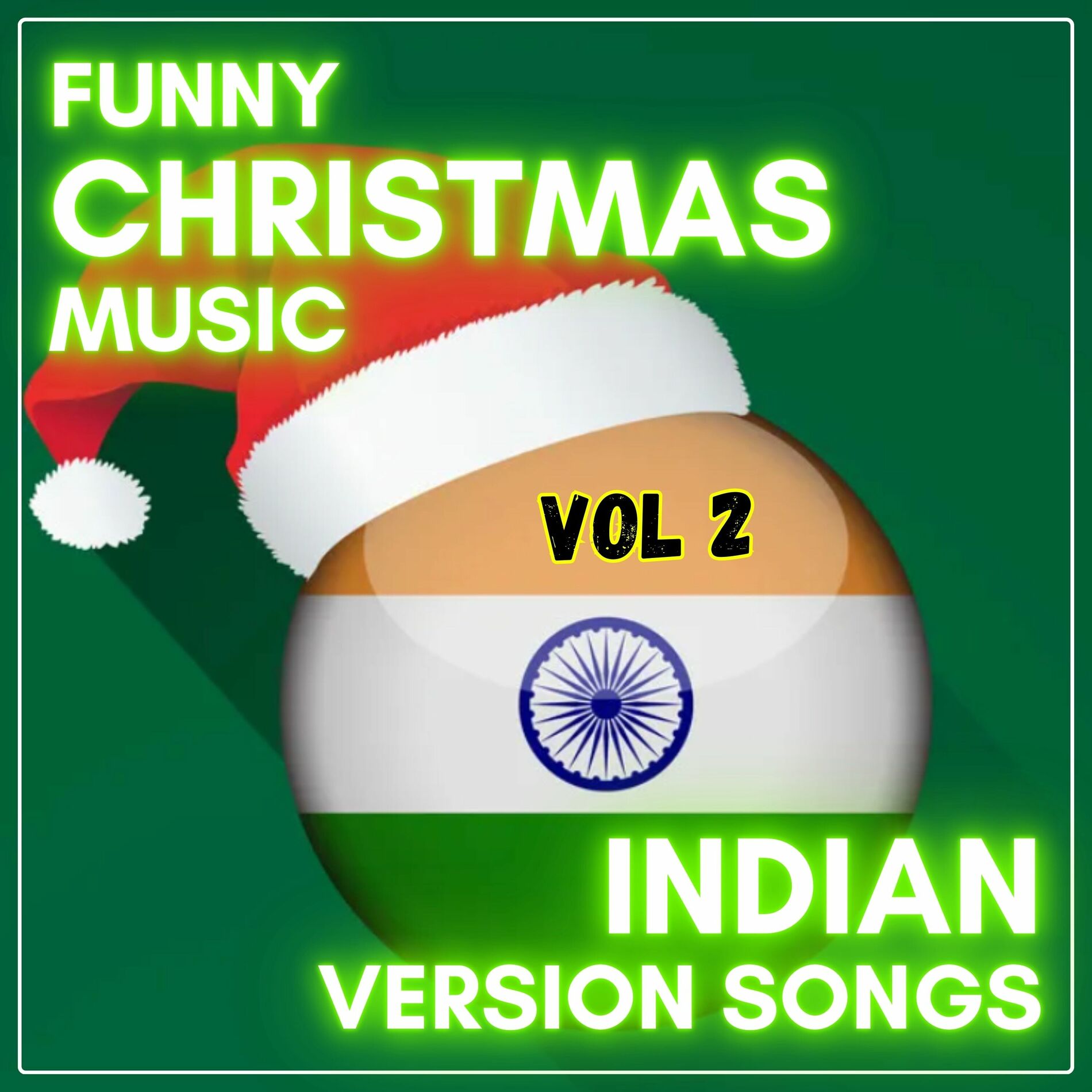Album cover of Funny Christmas Music: Indian Version Songs, Vol. 2
