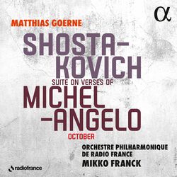 Cover of Shostakovich: Suite on Verses of Michelangelo & October