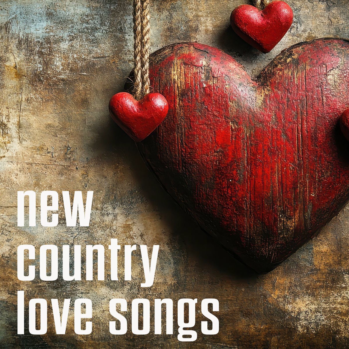 Album cover of new country love songs