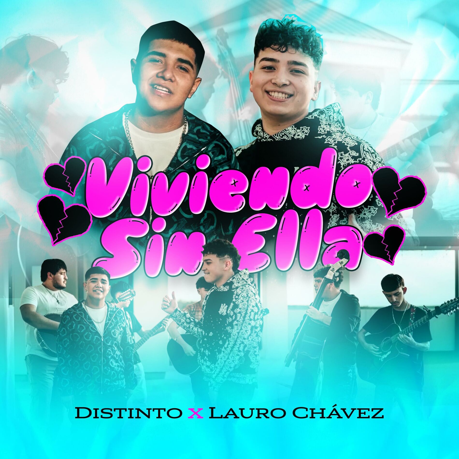 Album cover of VIVIENDO SIN ELLA (feat. Lauro Chávez)