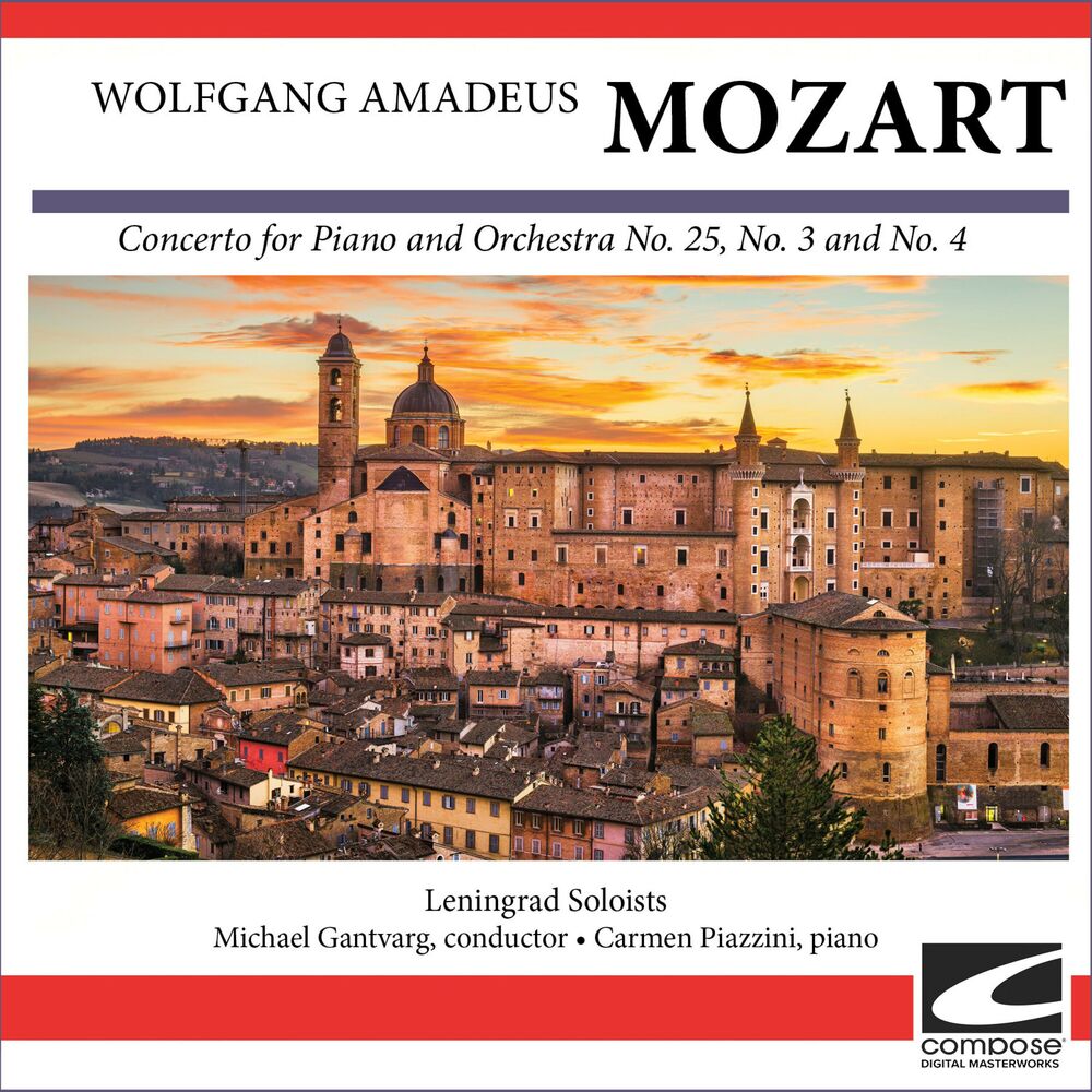 Picture of Wolfgang Amadeus Mozart - Concerto for Piano and Orchestra No. 25, No. 3 and No. 4