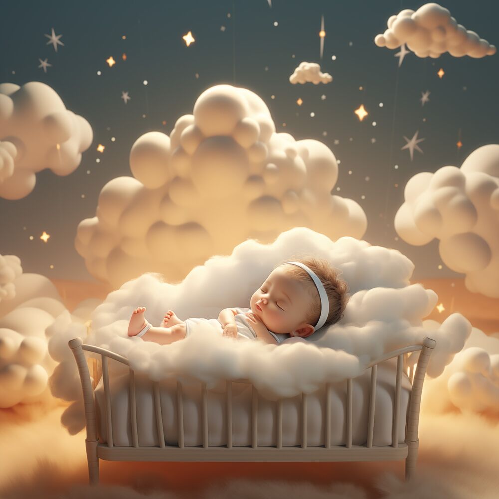 Picture of Sleeping Baby Night Rain 3