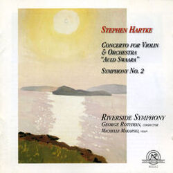 Cover of Stephen Hartke: Concerto For Violin & Orchestra; Symphony No. 2