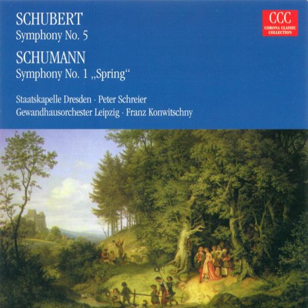 Picture of Franz Schubert.: Symphony No. 5 / Robert Schumann: Symphony No. 1 (Schreier Konwitschny)