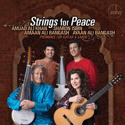 Cover of Strings for Peace - Premieres for Guitar and Sarod