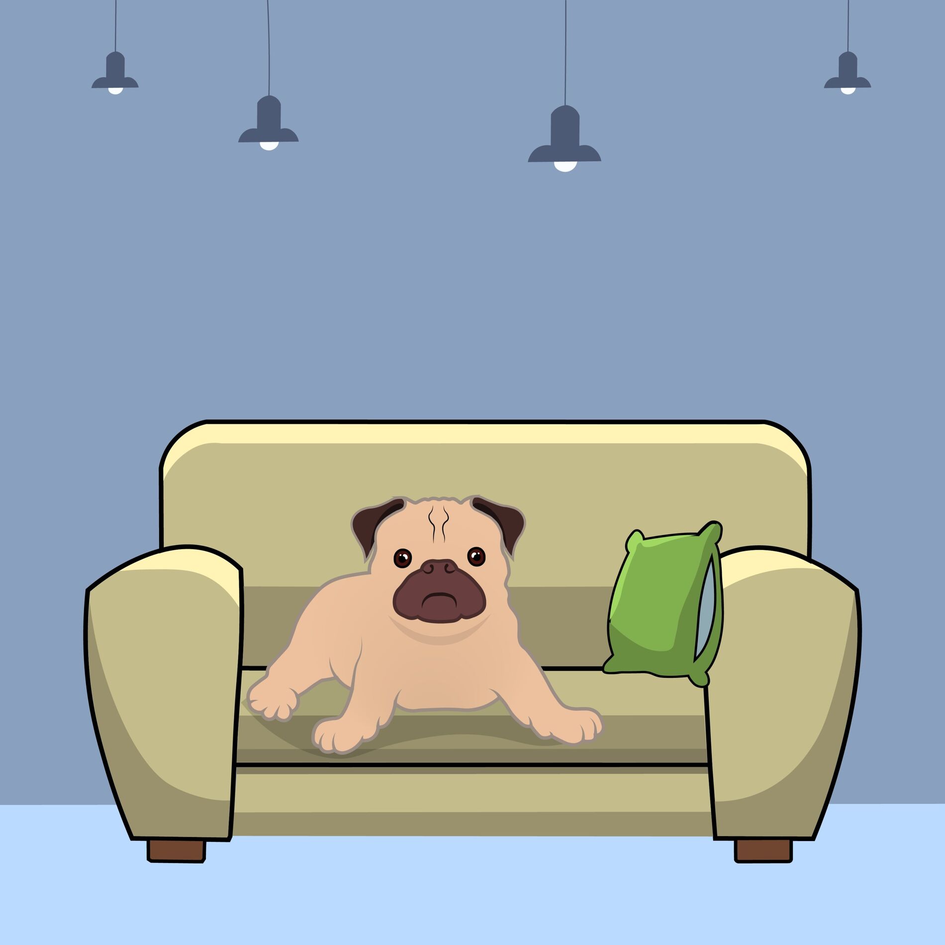 Album cover of relaxing pug vol. 1