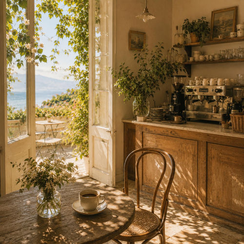 Cozy café