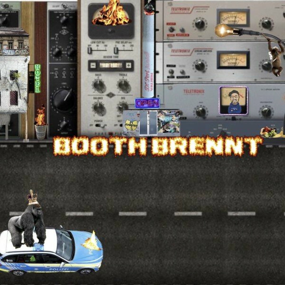 Album cover of Booth brennt