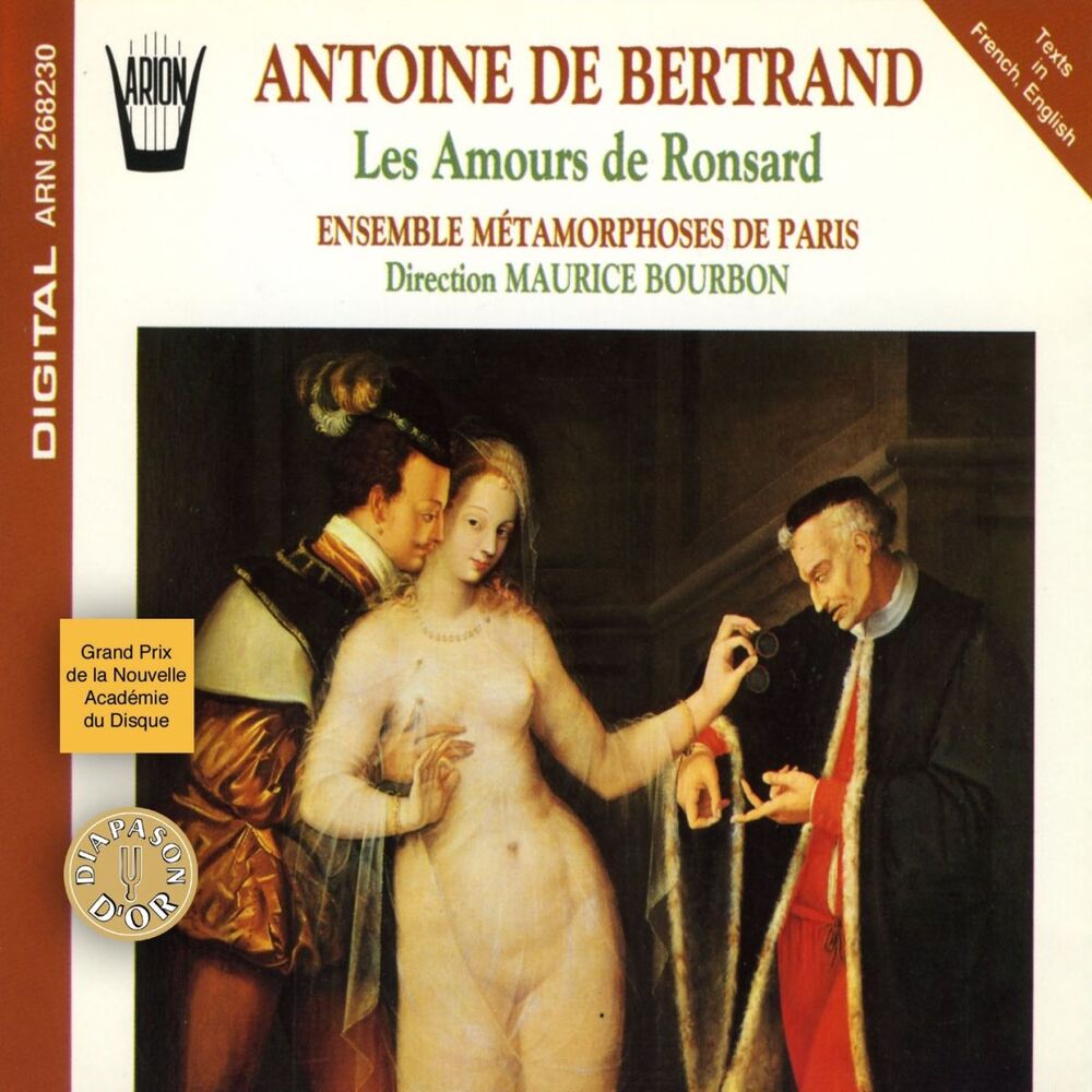 Picture of Antoine de Bertrand : Les amours de Ronsard
