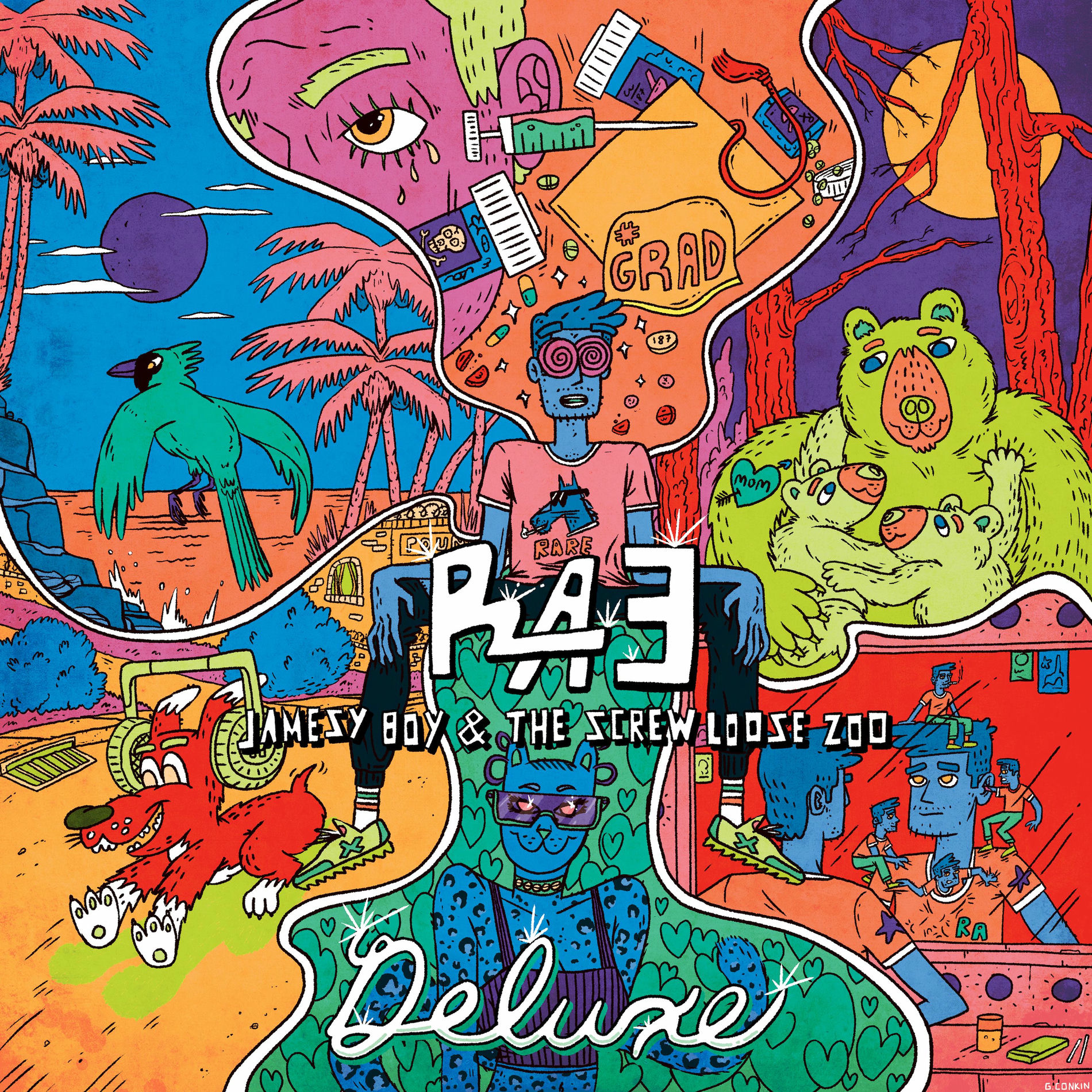 Album cover of Jamesy Boy & The Screw Loose Zoo (Deluxe)