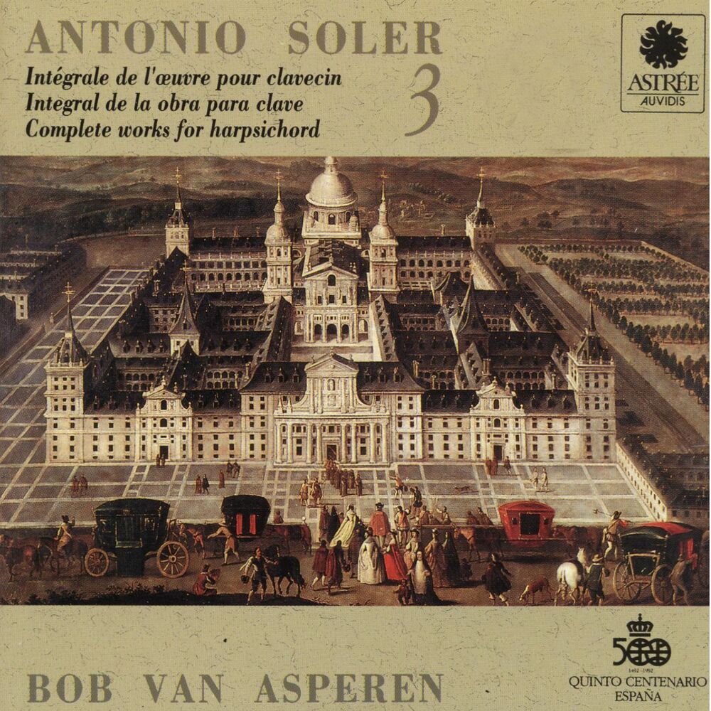 Picture of Soler: L'œuvre pour clavecin, Vol. 3 (Clavecin Michael Johnson, Fontmell Magna, 1979, d'après Pascal Taskin, Paris 1764)