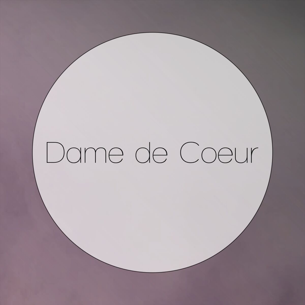 Album cover of Dame de cœur