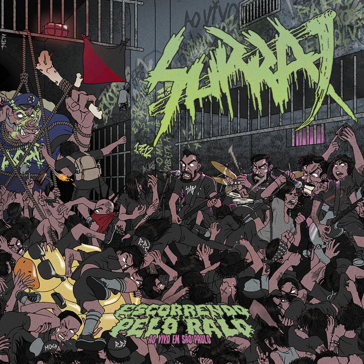 Album cover of Escorrendo Pelo Ralo: Ao Vivo em São Paulo