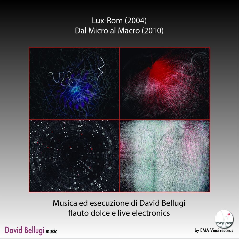 Picture of David Bellugi: Lux Rom & Dal micro al macro, per flauto dolce ed elettronica