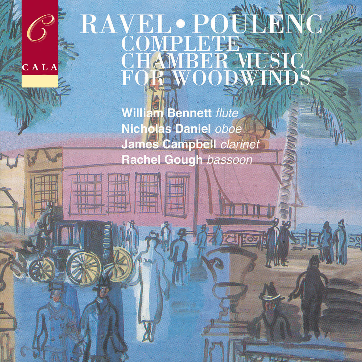 Album cover of French Chamber Music for Woodwinds Volume Two: Ravel & Poulenc