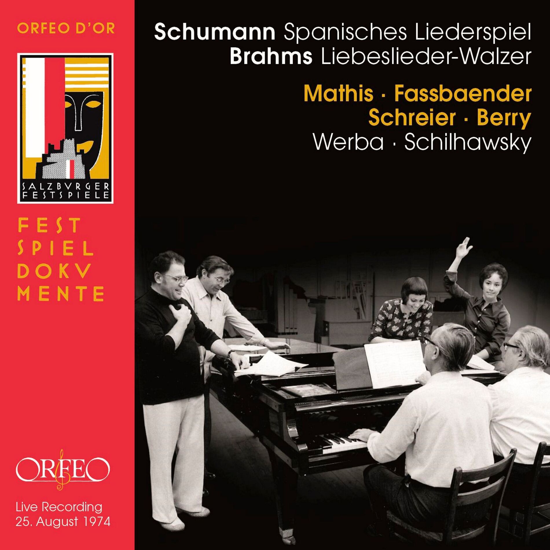 Album cover of Schumann: Spanisches Liederspiel, Op. 74 - Brahms: 18 Liebeslieder Waltzes, Op. 52 (Live)