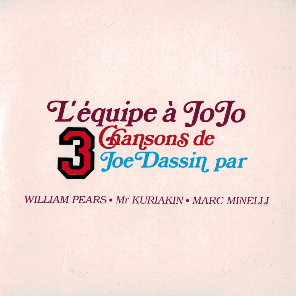 Picture of L'Equipe A JoJo - 3 Chansons De Joe Dassin Par
