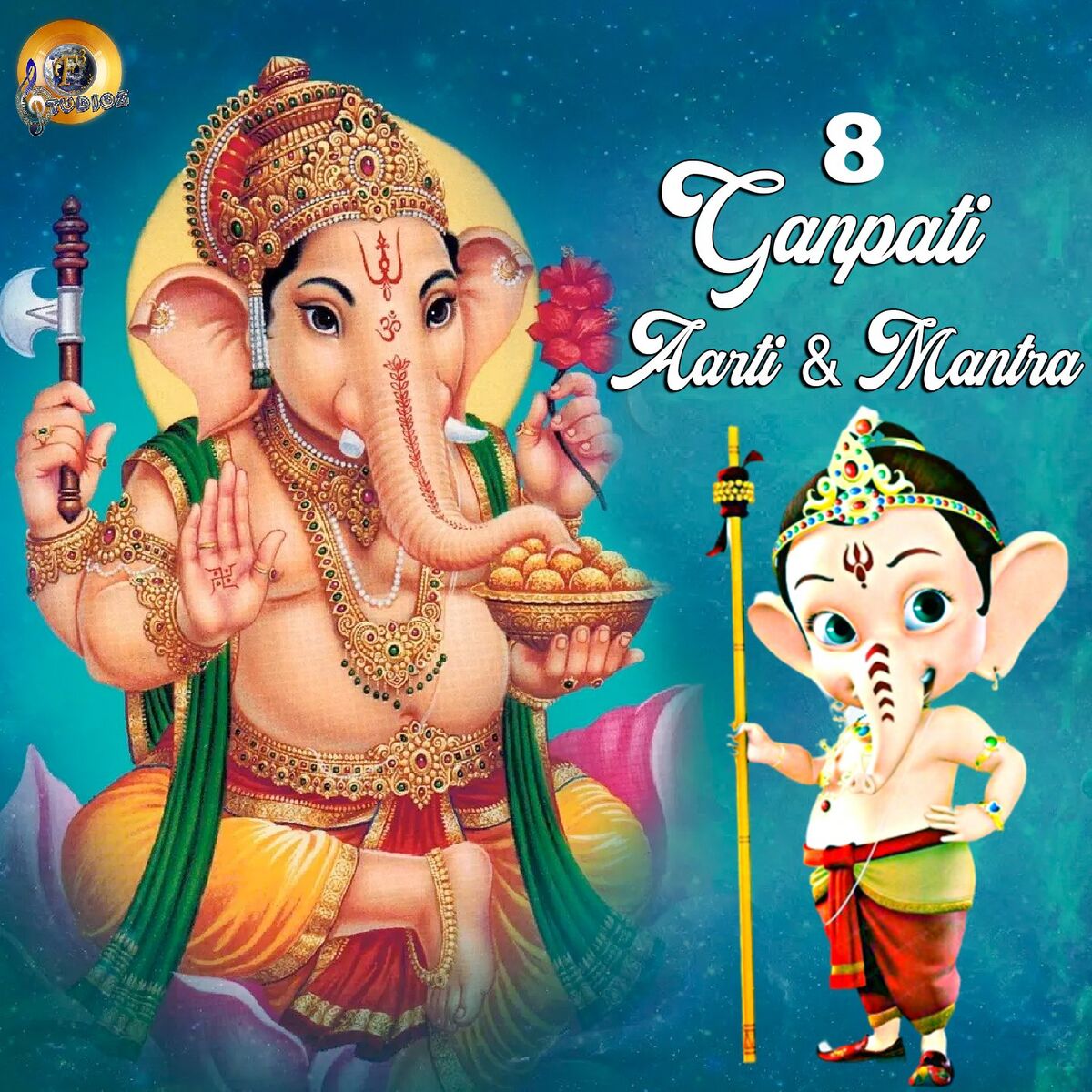 Album cover of 8 Ganpati Aarti & Mantra