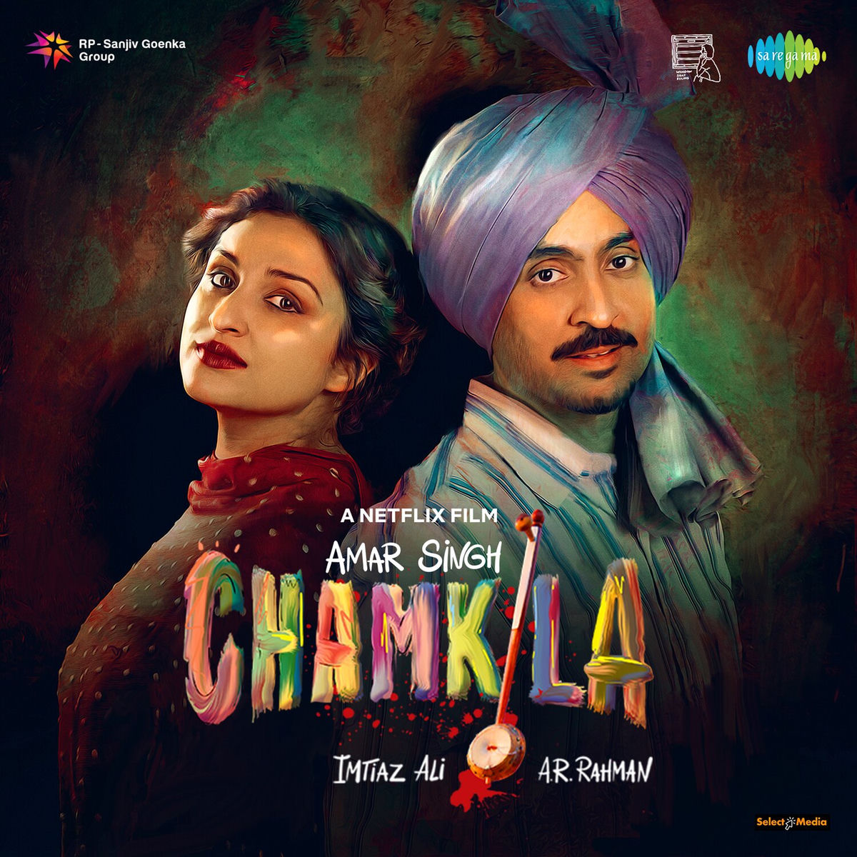 Album cover of Amar Singh Chamkila (Original Motion Picture Soundtrack)