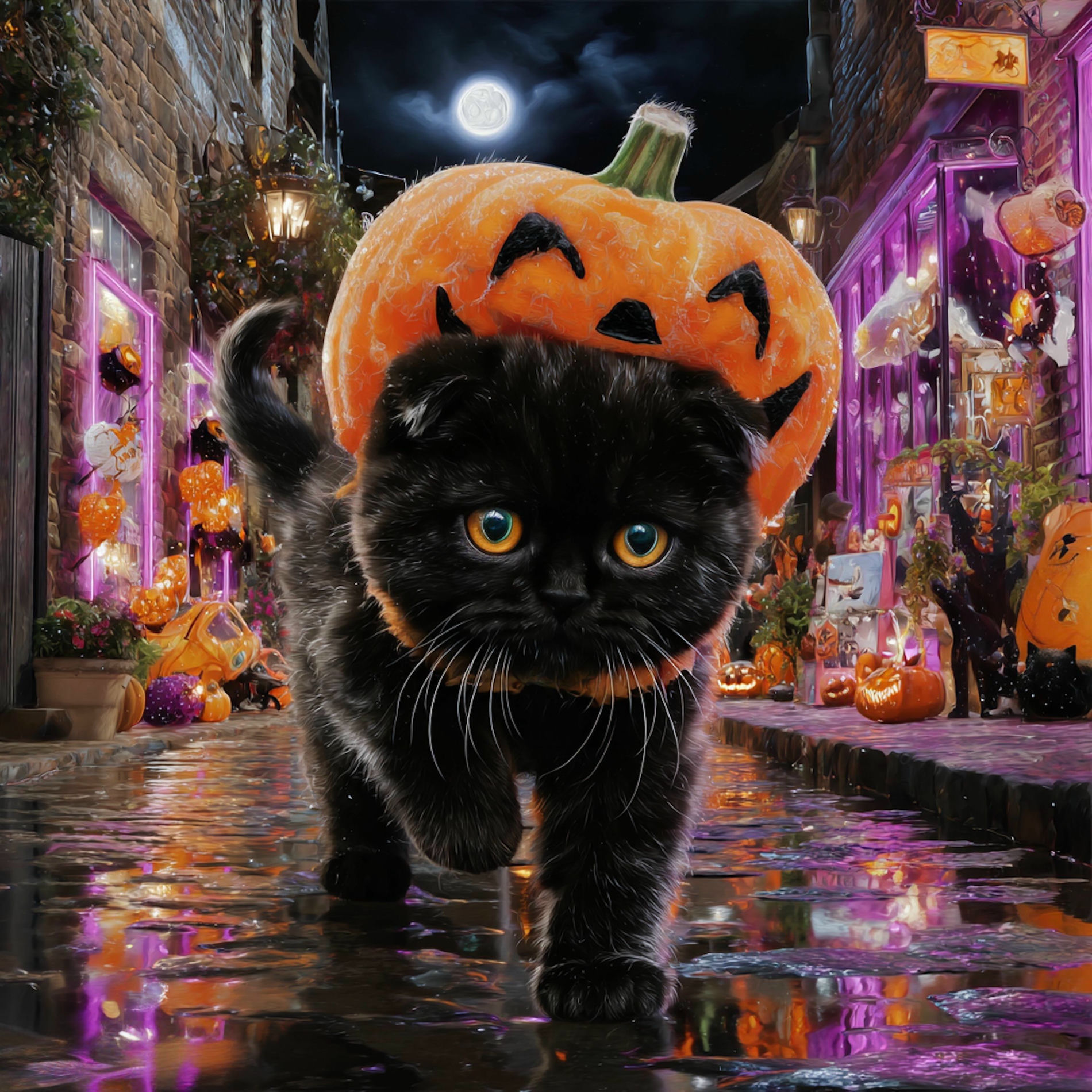 Album cover of Pumpkin Head Cat