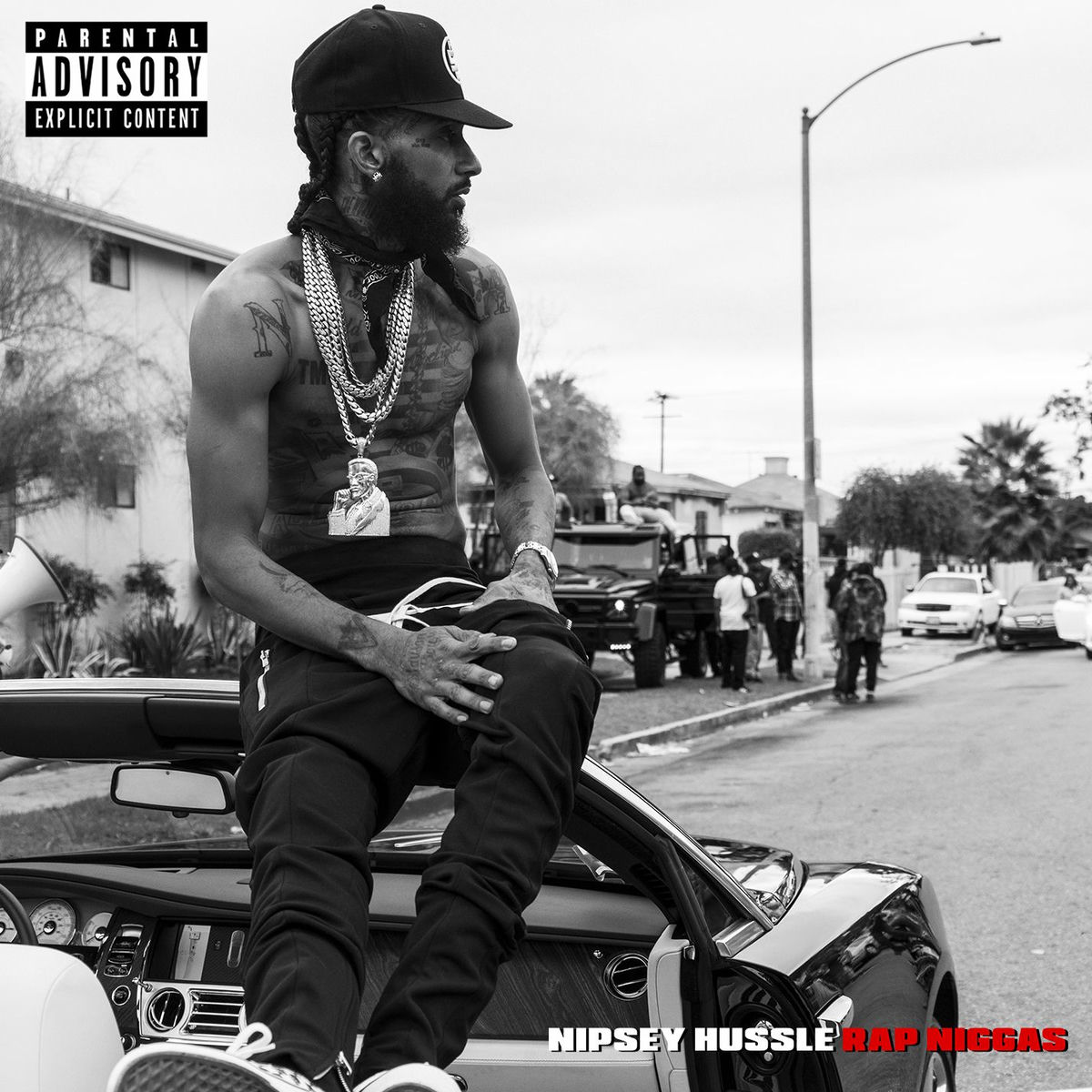g-rap Nipsey Hussle CD 4枚セット Rapper Nipsey Hussle attends his 
