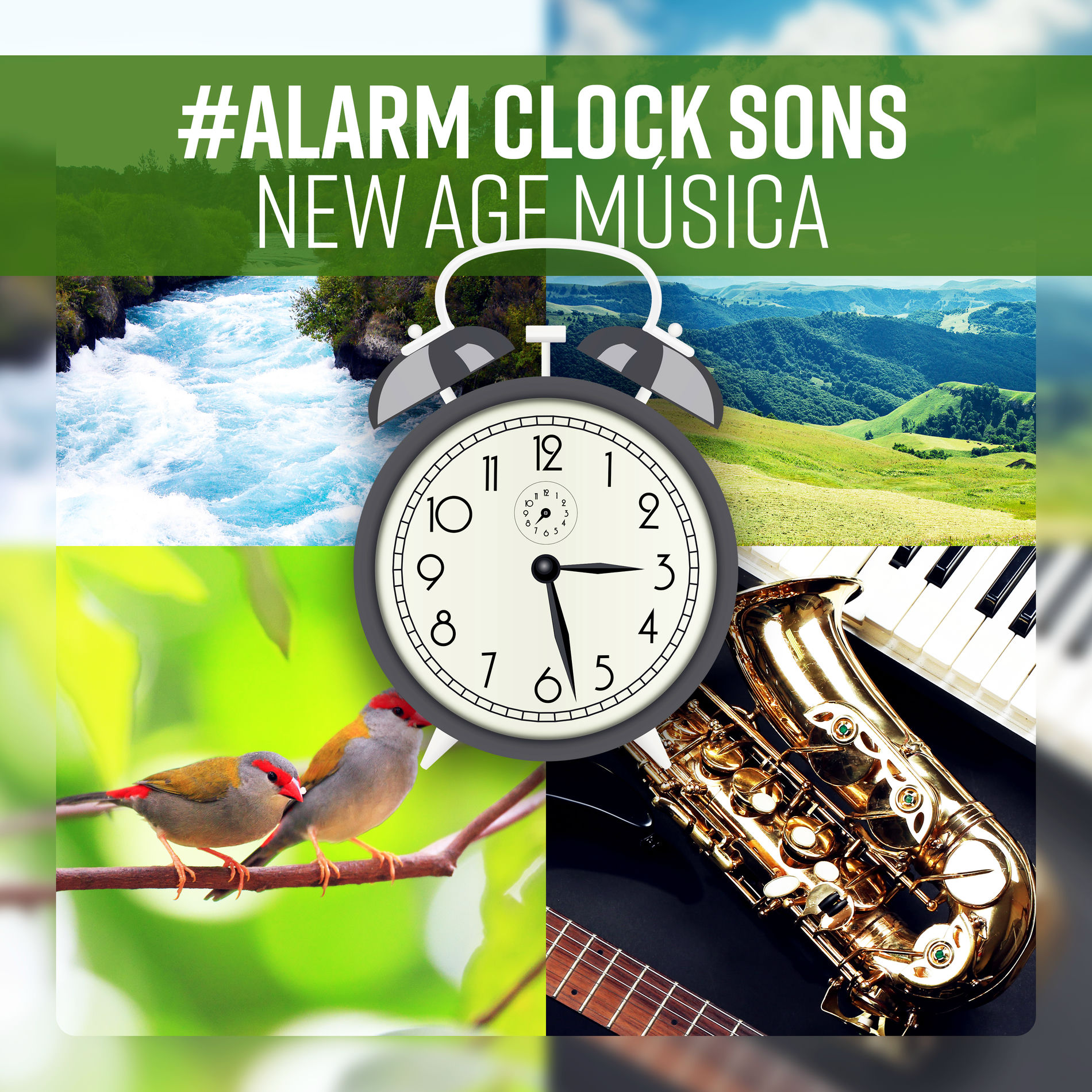 Album cover of #Alarm Clock Sons – New Age Música, Bom Dia de Largada, Sons da Natureza, Melhor Acordar