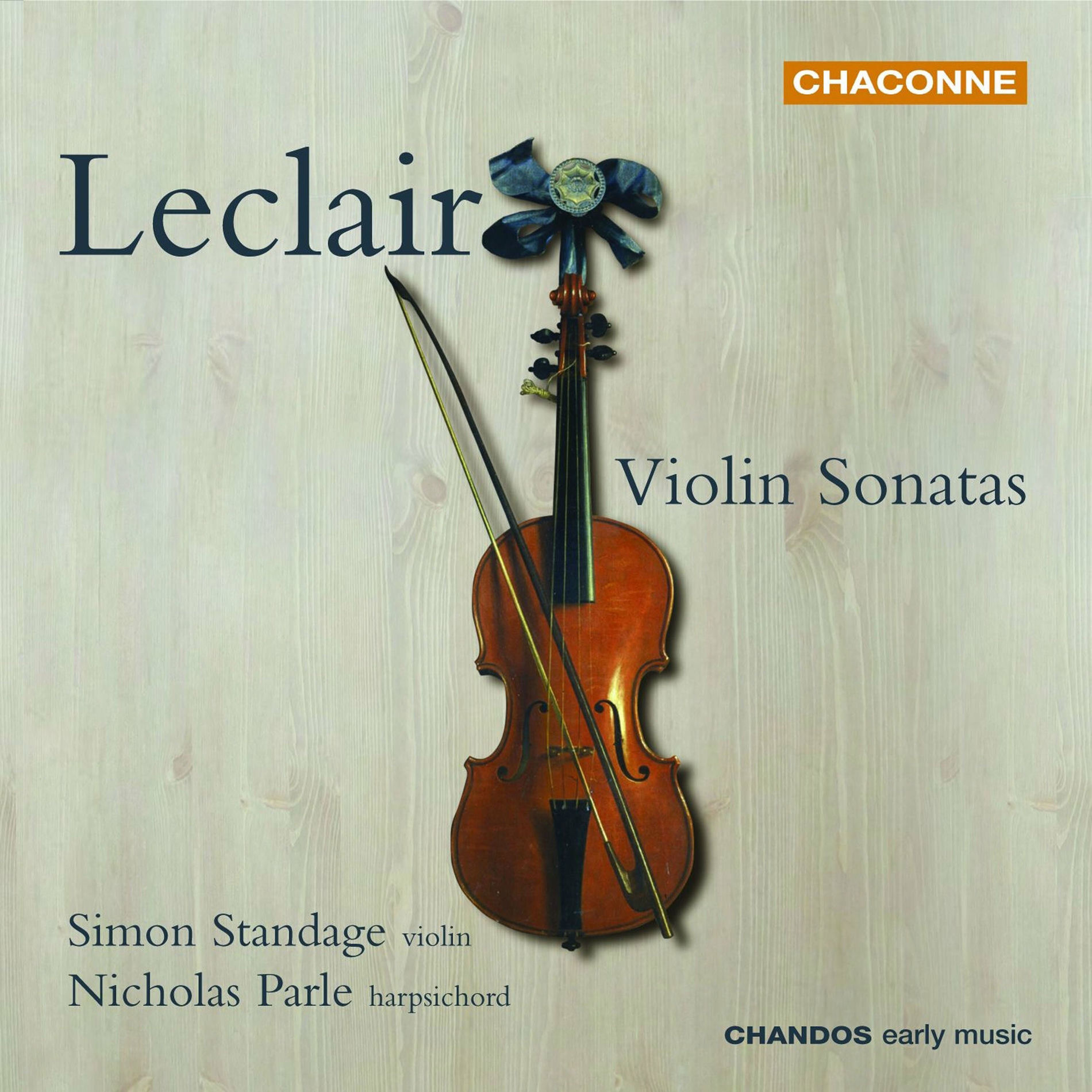 Album cover of Leclair: Violin Sonatas, Nos. 1, 3, 5 & 8