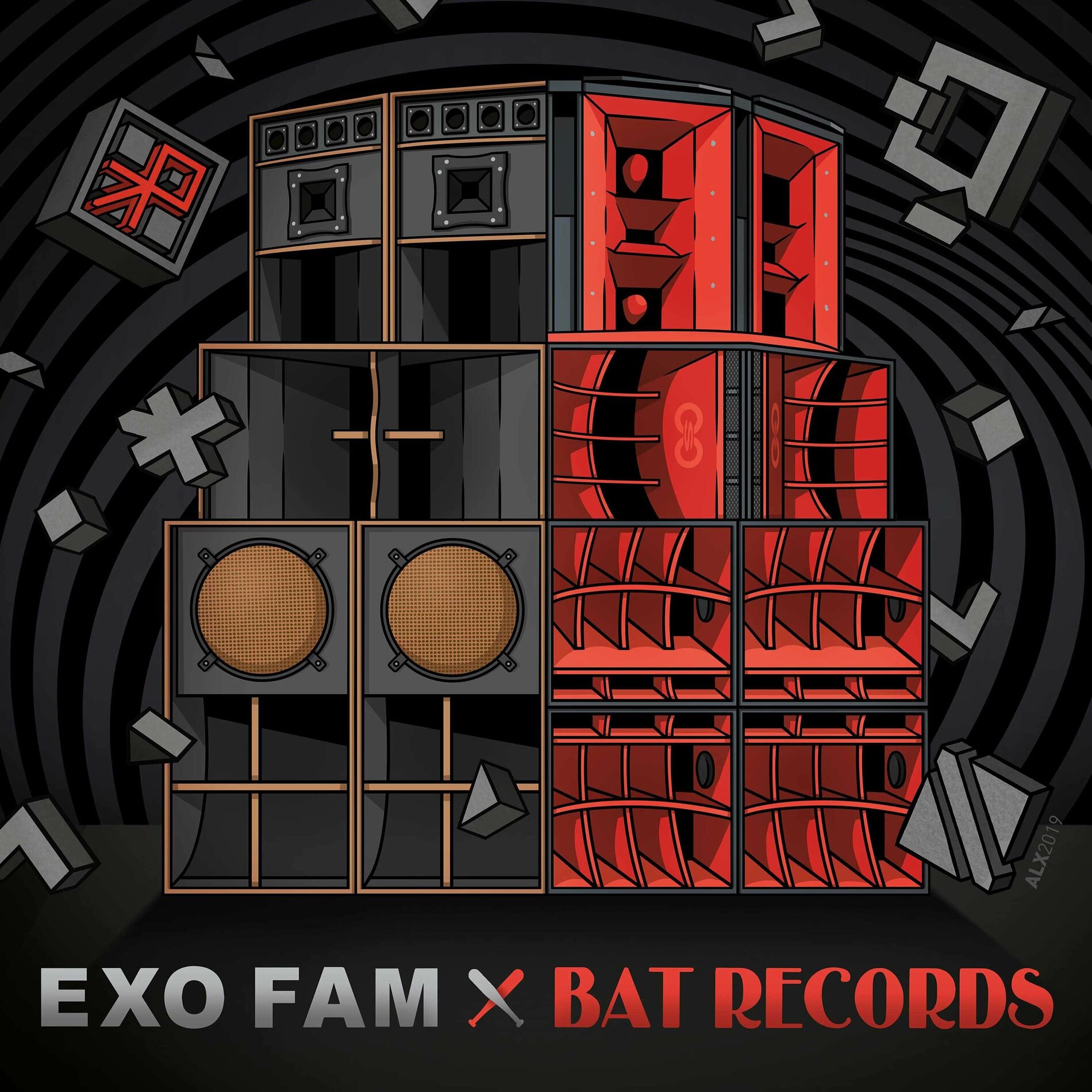 Album cover of Exo Fam Vs BAT Records