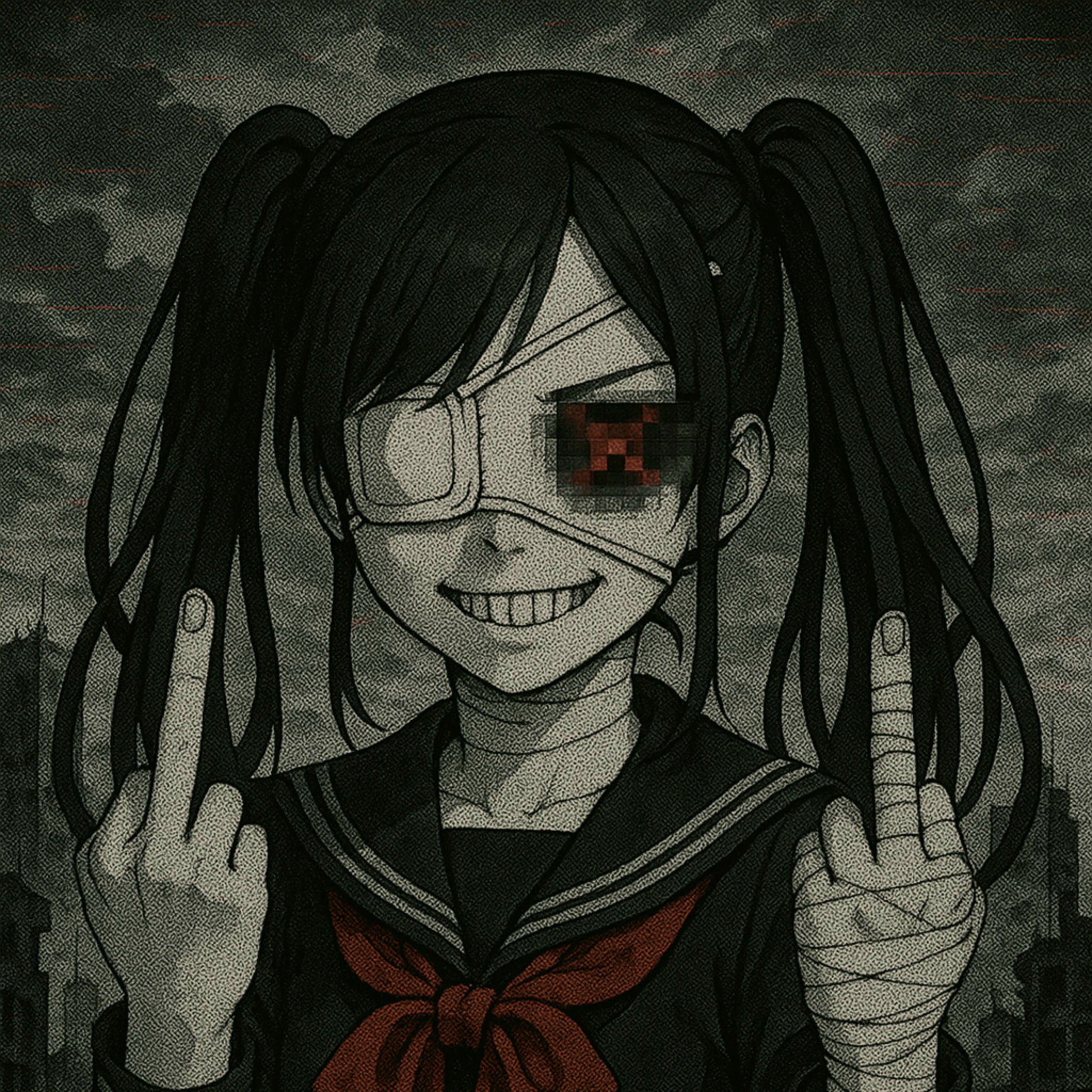 Album cover of The world of my illness (vocaloido)