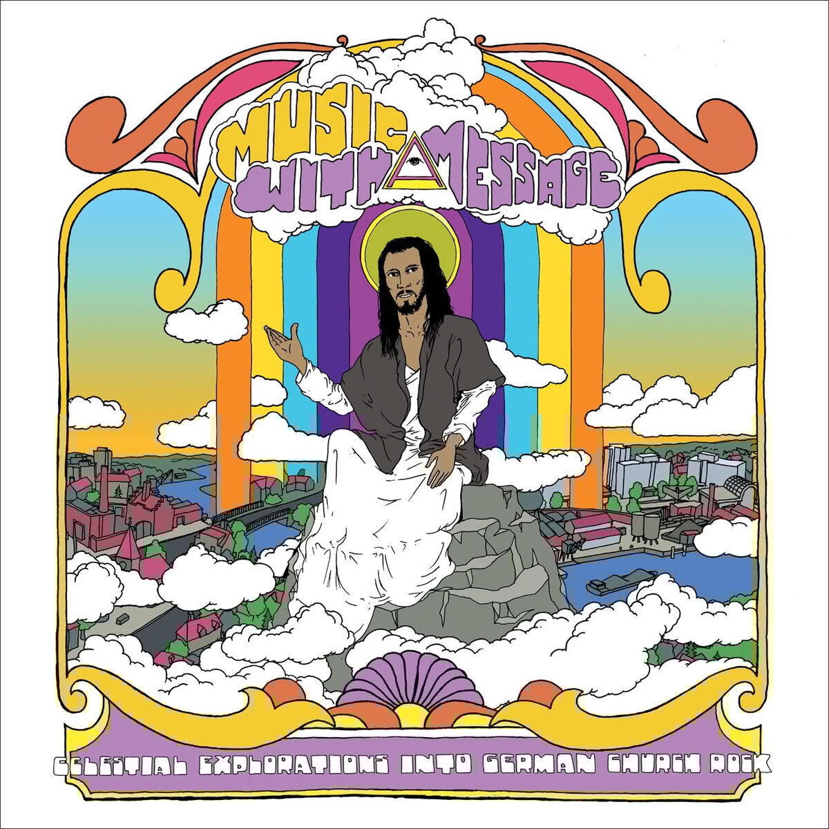 Album cover of Music with a Message: Celestial Explorations into German Church Rock