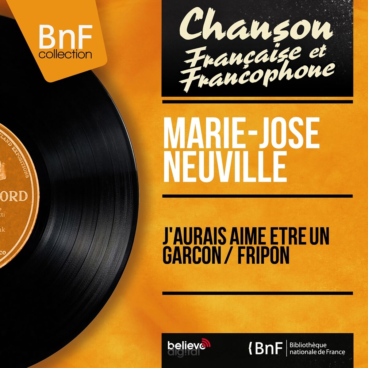 Album cover of J'aurais aimé être un garçon