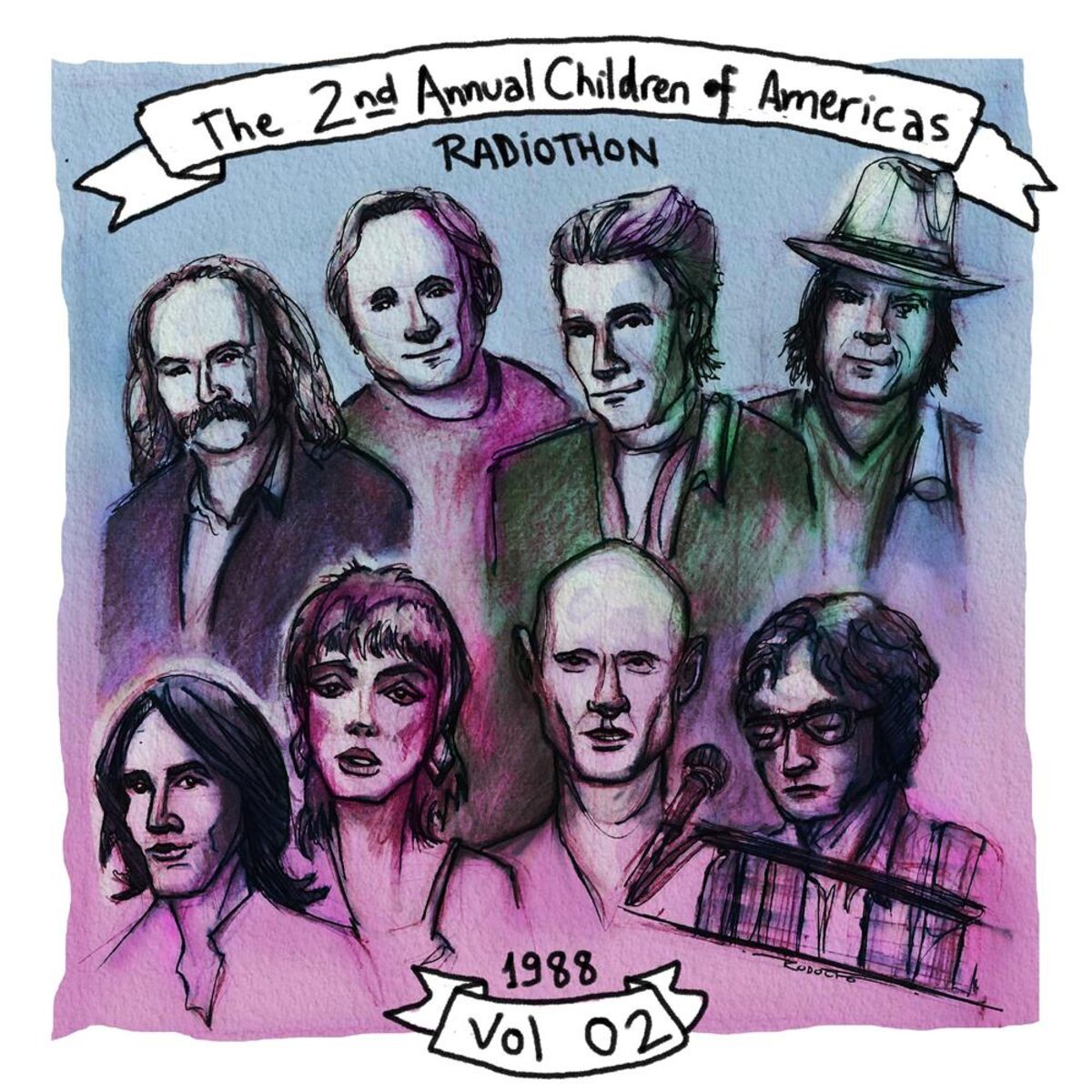 Album cover of The 2nd Annual Children of the Americas Radiothon, Klsx-Fm Broadcast Live from Both the Palace Theater, Hollywood Ca & the Lobby o
