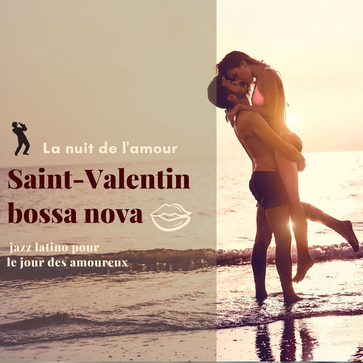 Album cover of Saint-Valentin bossa nova: La nuit de l'amour, jazz latino pour le jour des amoureux
