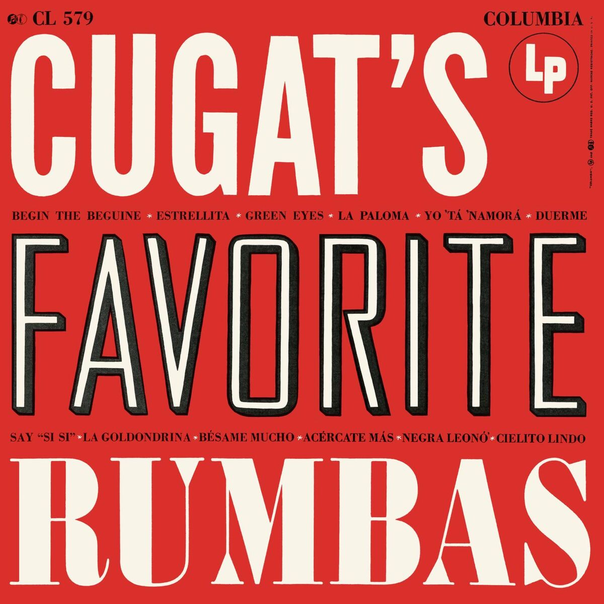 Album cover of Cugat's Favorite Rhumbas