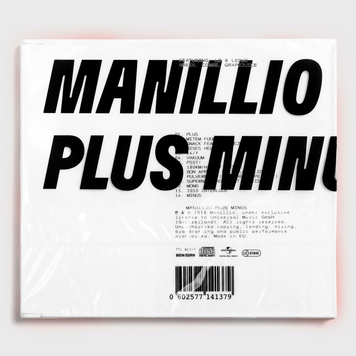 Album cover of Plus Minus