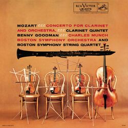 Cover of Mozart: Clarinet Concerto in A Major K.622 & Clarinet Quintet in A Major K.581