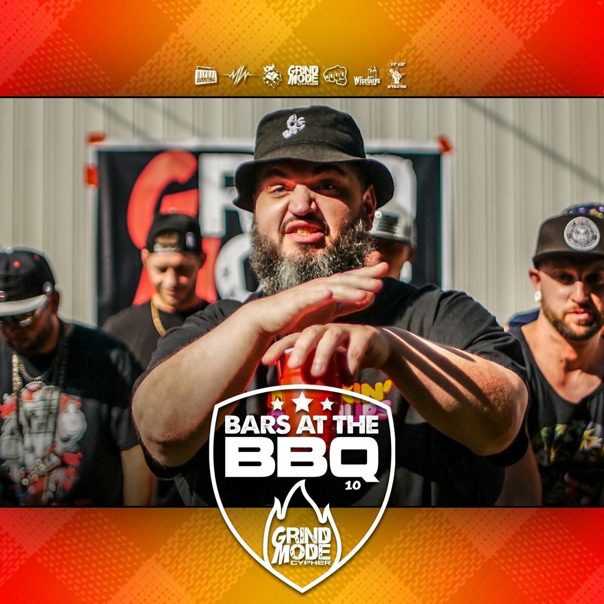 Album cover of Grind Mode Cypher Bars at the Bbq 10