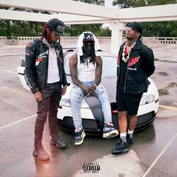 Cover of NEW BUGATTI (feat. Ski Mask The Slump God, Chief Keef, DJ Scheme)