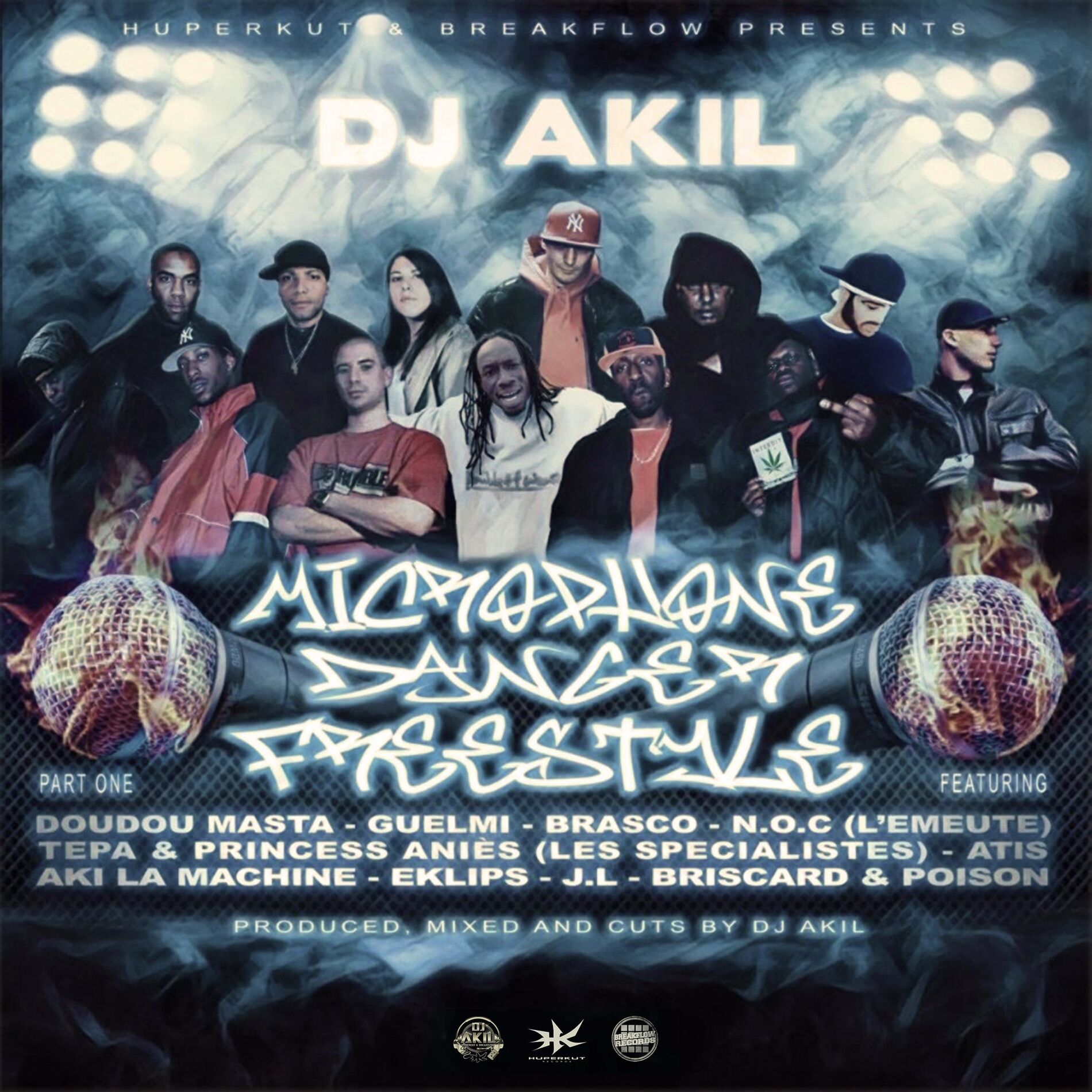 Album cover of Microphone Danger Freestyle, Pt. 1 (feat. Doudou Masta, Guelmi, Brasco, N.o.c (L'Emeute), Tepa & Princess Aniès (Les Spécialistes)