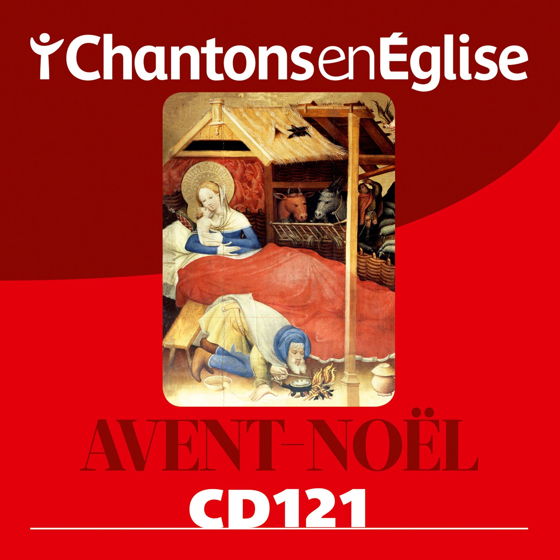 Album cover of Chantons en Église CD 121 Avent - Noël