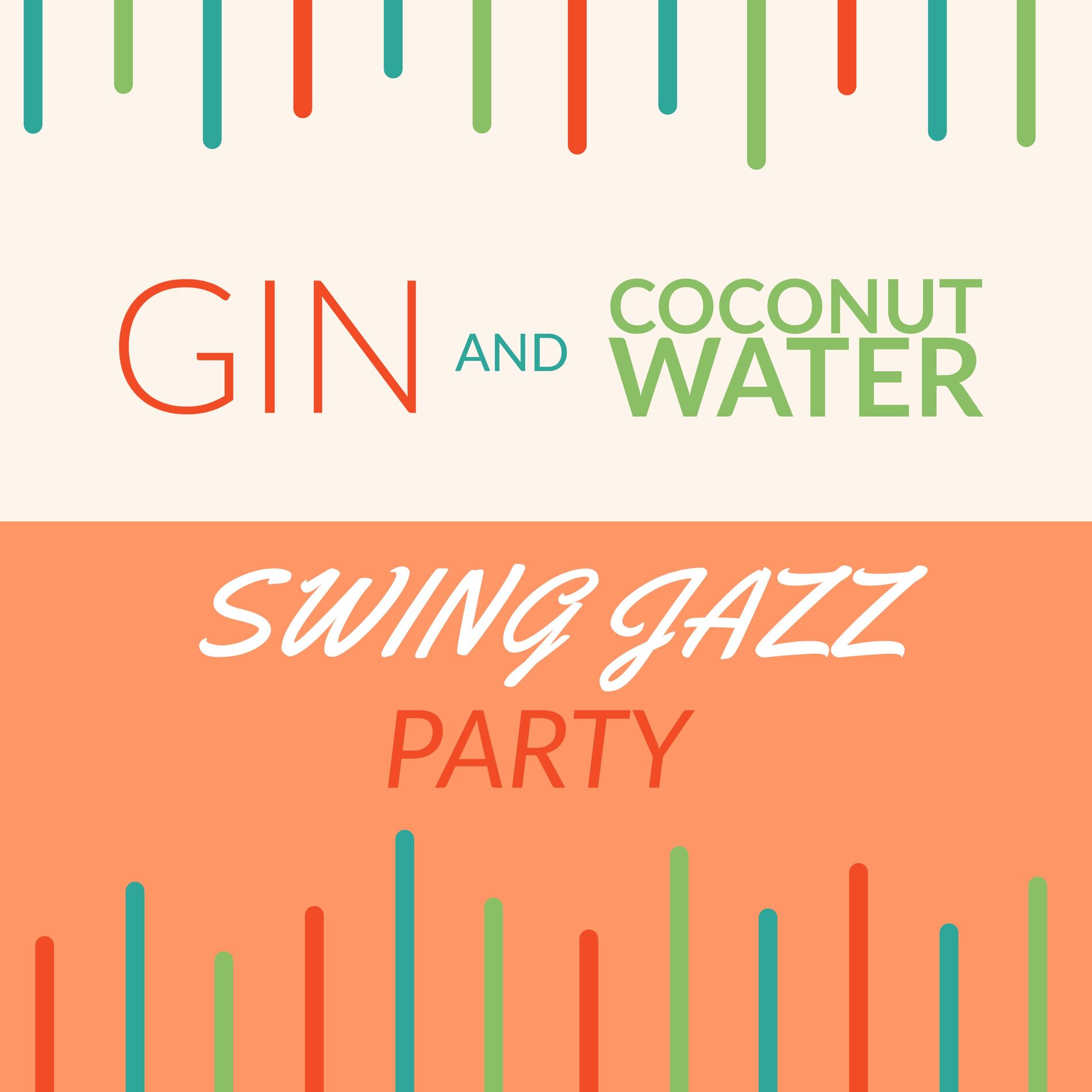 Album cover of Gin And Coconut Water - Swing Jazz Party