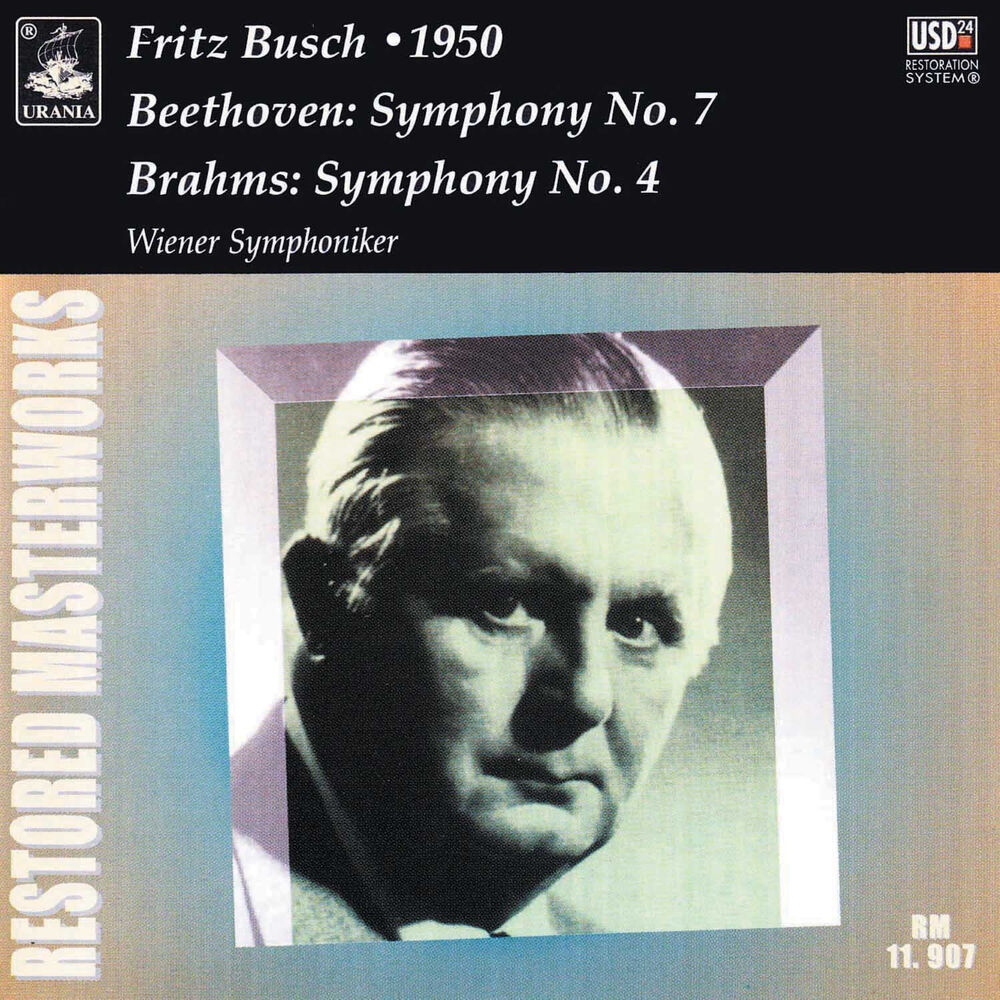 Picture of Beethoven: Symphony No. 7 - Brahms: Symphony No. 4