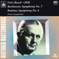 Cover of Beethoven: Symphony No. 7 - Brahms: Symphony No. 4