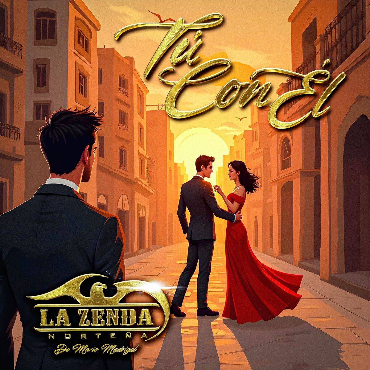 Album cover of Tú Con Él (Norteña)