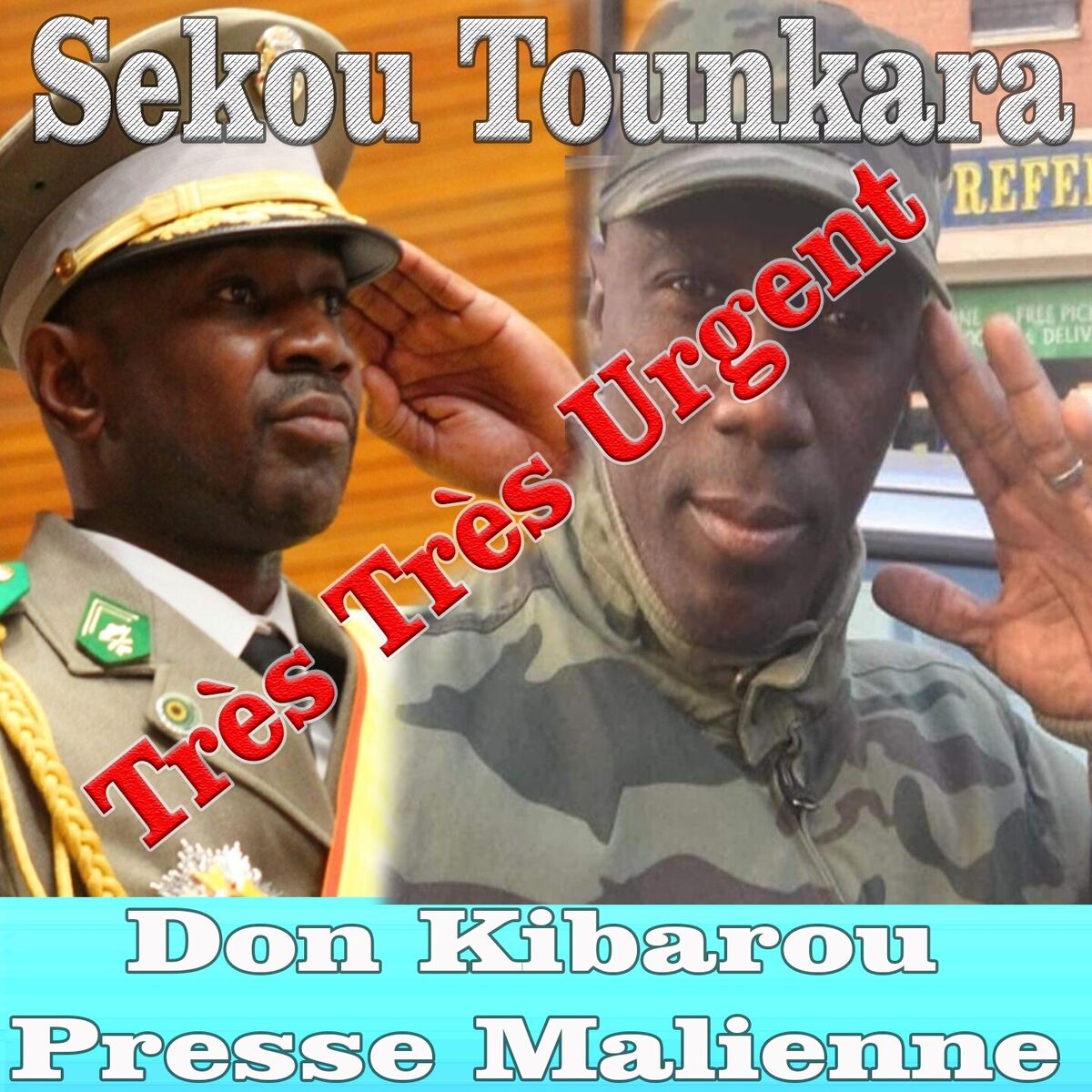 Album cover of Sekou Tounkara Très Très Urgent Don Kibarou Presse Malienne