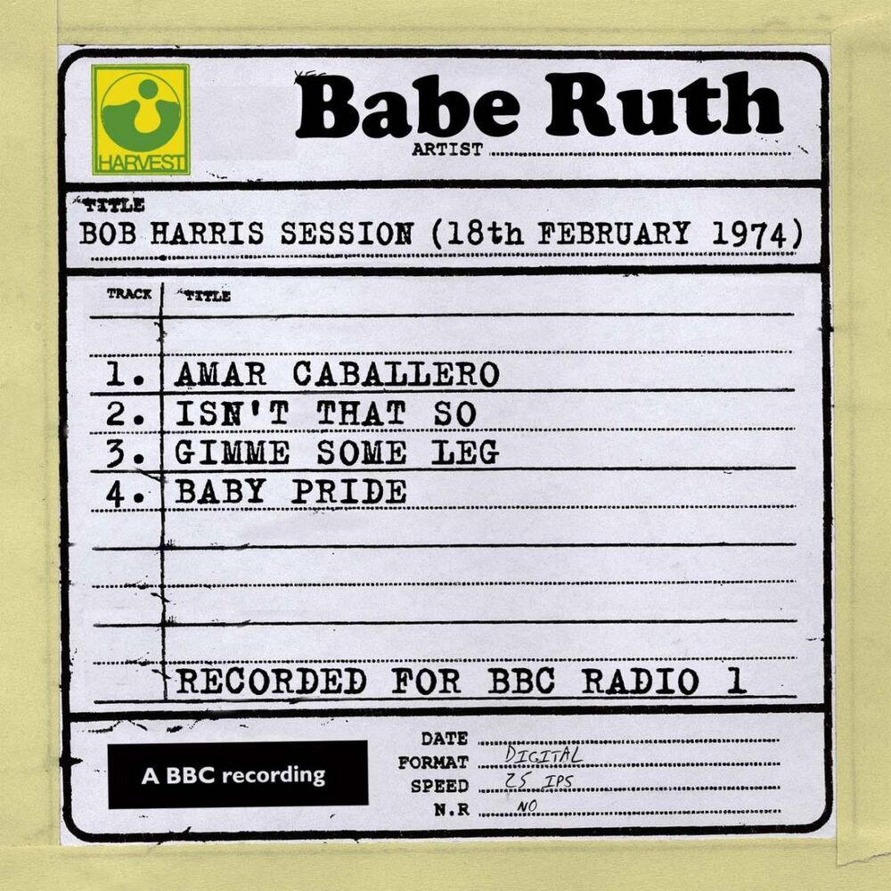 Picture of Bob Harris Session (18th February 1974)