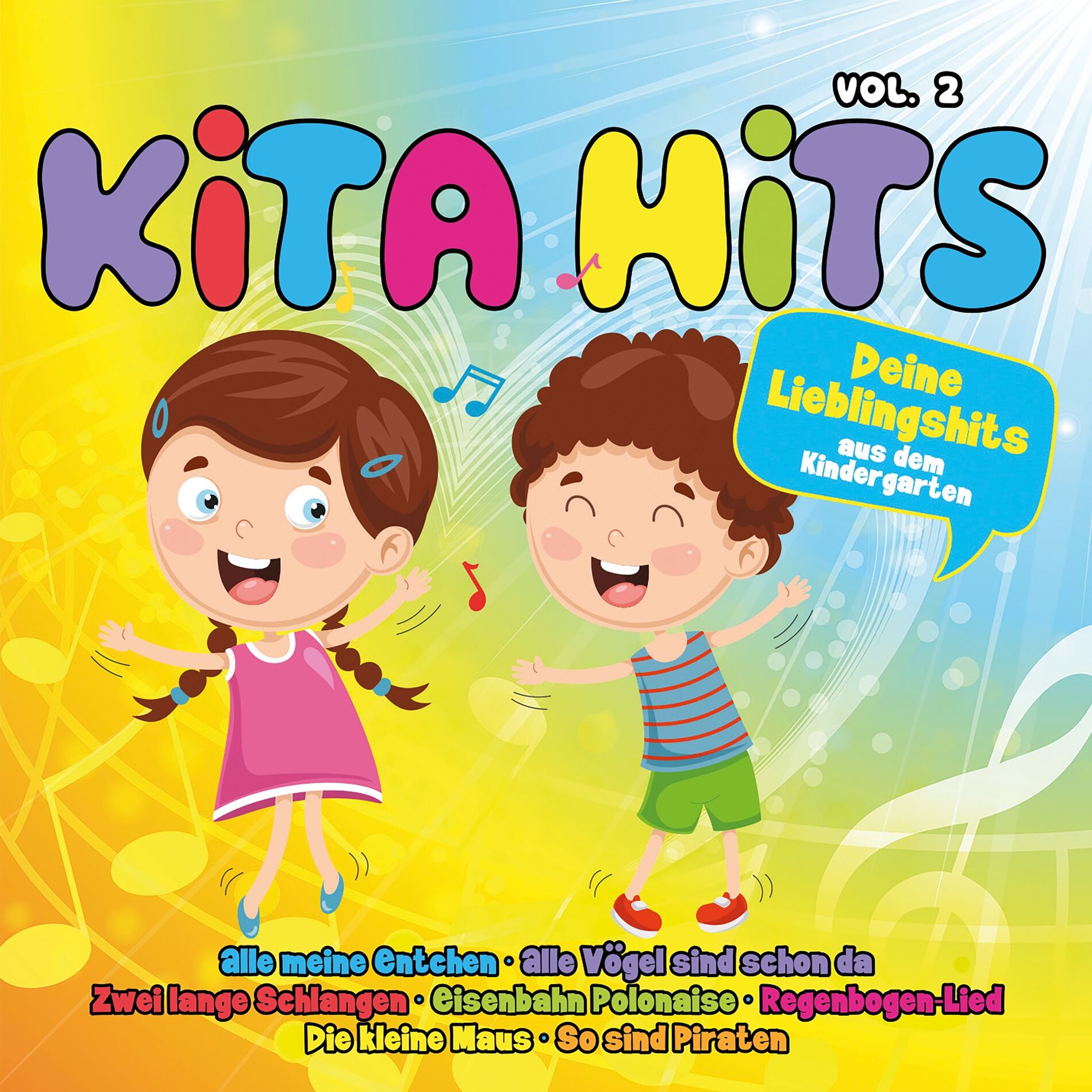 Album cover of Kita Hits, Vol. 2 - Deine Lieblingshits aus dem Kindergarten