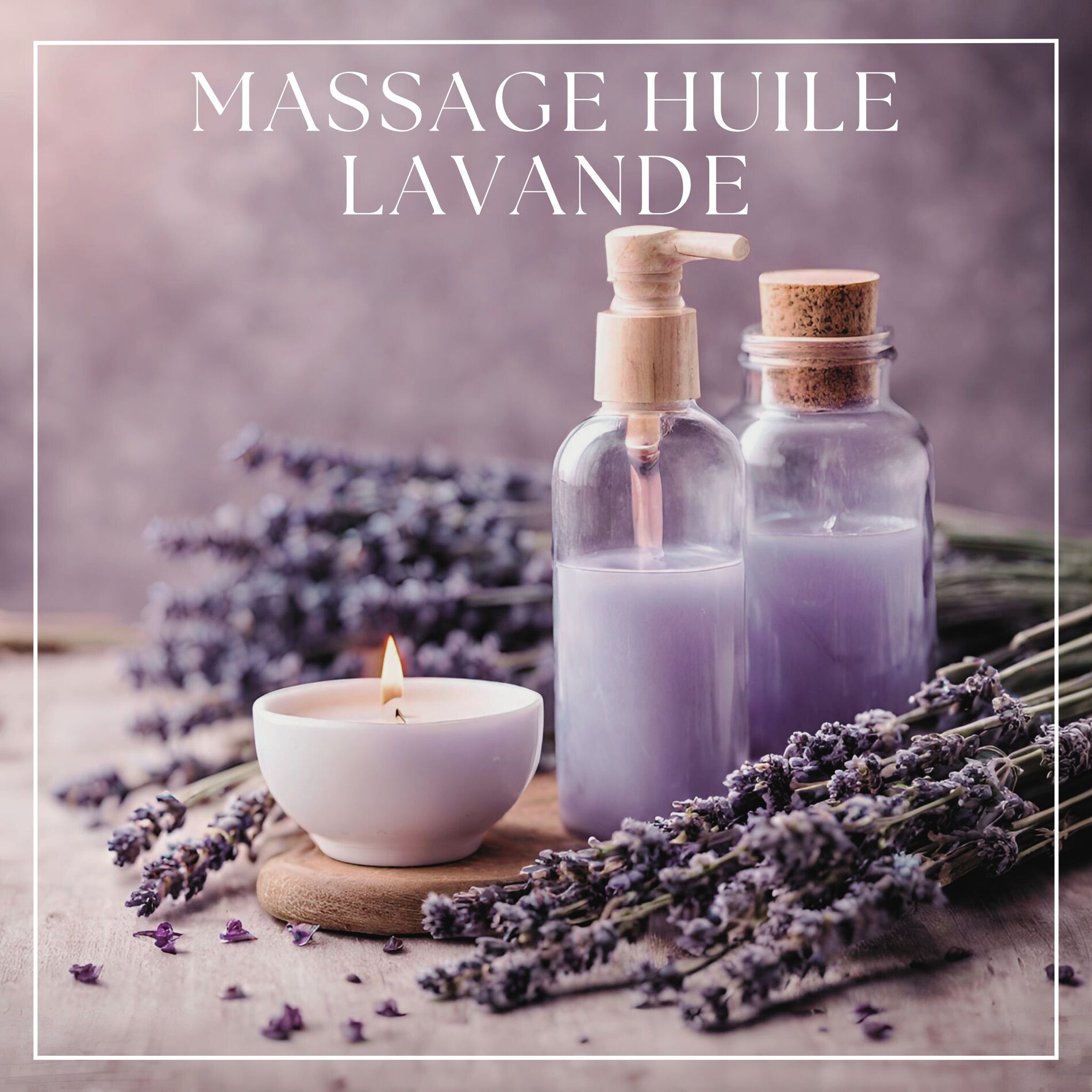 Album cover of Massage huile lavande